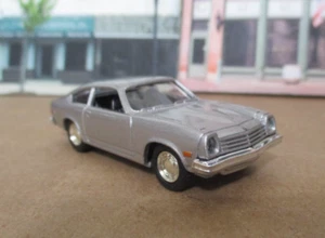Motor Max Fresh Cherries 1976 Chevy Vega in Silver 1:64 Diecast Rubber Tires - Picture 1 of 5
