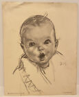 Gerber Products Co, 1931 The Gerber Baby Print Signed Dhs 8" by 10"