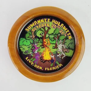 Suwannee Hulaween Live Oak Florida Music Festival 2018 Wooden Coaster - Picture 1 of 8