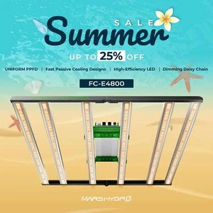 MARS HYDRO Smart FC-E4800 Led Grow Light 480w Commercial Full Spectrum Lamp - Picture 1 of 10