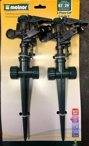 2 Pack Melnor 9560 Pulsator Lawn & Garden Sprinklers Plastic Head 85 FT Diameter - Picture 1 of 2