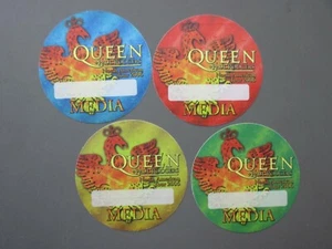 Queen backstage pass satin stickers FOUR 2006 Media - OTTO - Picture 1 of 1