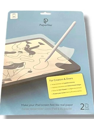 Paperlike 2 Pack iPad 10.2"- Screen Protector for Drawing/Writing Like On Paper - Image 1 of 2