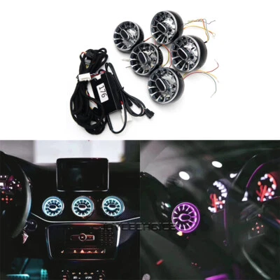 Luz ambiental de ajuste turbo ventilación aire 12 colores para Mercedes Benz Clase A W176 2013-18 Foto 1 de 4