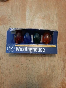 Westinghouse 4 C7 Candelabra Bulbs 7 Watt Multi Colored New - Picture 1 of 1