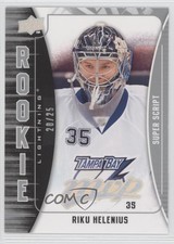 2009-10 Upper Deck MVP Super Script /25 Riku Helenius #317 Rookie RC