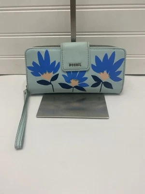 Cartera sin asas Fossil Emma Tab floral multicolor plegable Foto 1 de 4