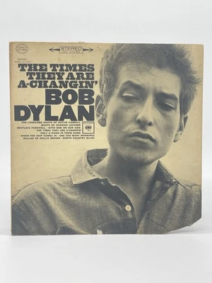 BOB DYLAN THE TIMES THEY ARE A-CHANGIN 12" LP VG VINYL RECORD COLUMBIA w/INSERT - Image 1 of 4