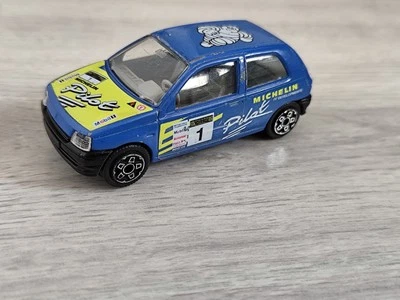 Bburago Renault Clio 1 BC/57 1/43 Burago Modellauto 1:43 3er Rennwagen Michelin  - Bild 1 von 4