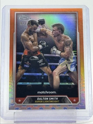 DALTON SMITH 2024 TOPPS CHROME BOXING ORANGE REFRACTOR /25 Q1215 - Image 1 of 2