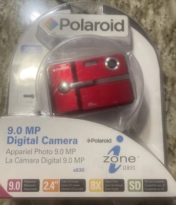 Polaroid A930 9.0MP Red Digital Camera - Image 1 of 3