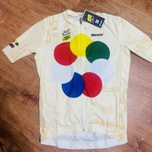 Official 2024 Tour de France Grand Depart Firenze Baselayer by Santini - Picture 1 of 8