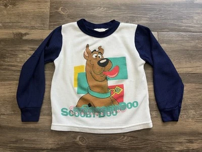 Camisa Scooby Doo NIÑOS Tejida Gofre PJ De Colección WORSER Dibujos Animados Cuadros Medidas Foto 1 de 4