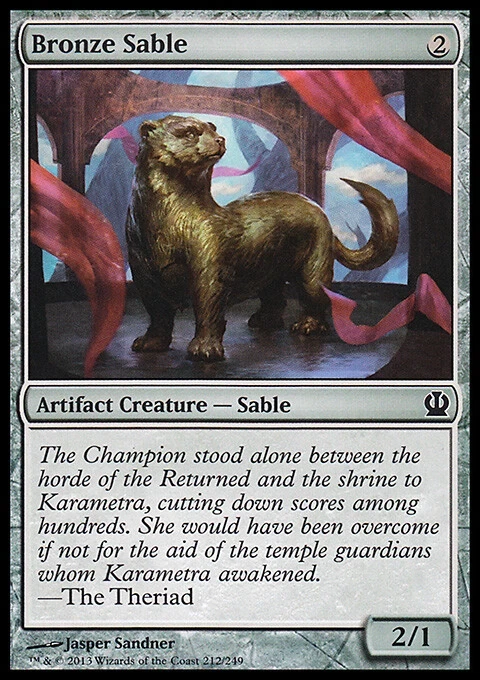 LP Bronze Sable (212/260) Theros MTG - Image 1 of 1