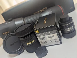 [Mint in Box] Nikon EDG 85 VR Fieldscope FEP-38W 38x Eyepiece From Japan 6263 - Picture 1 of 23