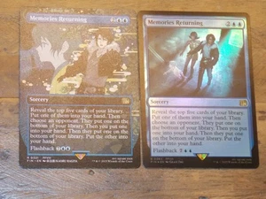 Magic The Gathering Memories Returning x2 Raro FOIL x1 Final Fantasy Borderless Alt Art x1 Casi Nuevo - Imagen 1 de 1