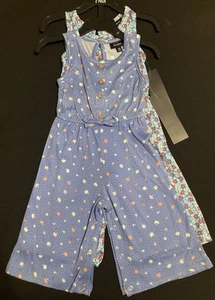 Baby Girl Pack Of Two Wide Leg Jump Suit Size 18 Months Snaps Vacation Beach - Picture 1 of 6