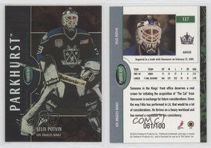 2002-03 ITG Parkhurst Bronze /100 Felix Potvin #137