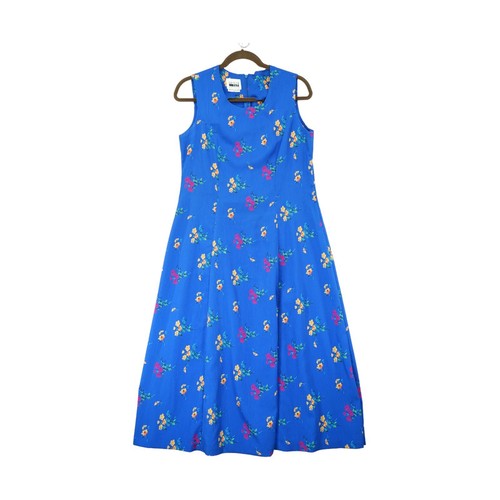 PALM ANGELS Set abiti floreali vintage Leslie Fay Petite blu taglia 12P 100% poliestere