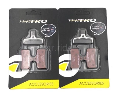 Juego de pastillas de freno de disco Tektro Q13RS para pinzas de 4 pistones HD-T745 HD-T535 Foto 1 de 4