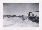 Original WWII Snapshot Photo SEABEES or ENGINEERS D-7 BULLDOZER Pacific PTO 985