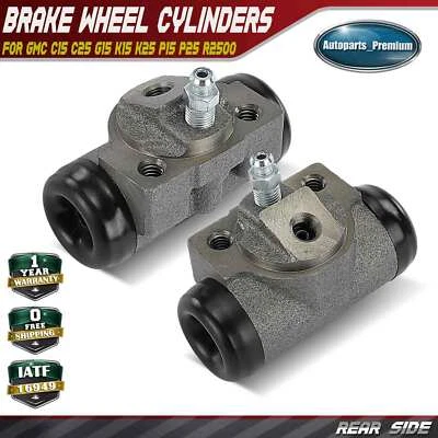 2x Rear Side Drum Brake Wheel Cylinder for GMC C15 C25 G15 K15 K25 P15 P25 R2500 - Image 1 of 4