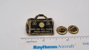 California CA Little League District 4 Have Umpire Will Travel Bag Hat Lapel Pin - Picture 1 of 4