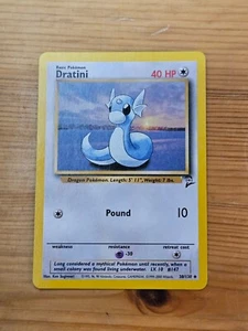 Pokémon TCG Dratini Base Set 2 38/130 Regular Unlimited LP WOTC. - Picture 1 of 2