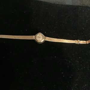 Vintage 1970s LUCIEN PICCARD #87455 - 14K Yellow Gold Ladies Watch, One Owner