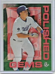 Will Smith 2020 Bowman Platinum Green Refractor Rookie #80/99 - Picture 1 of 1