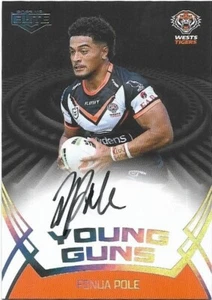2023 Nrl Elite Young Guns Black Signature (YGS167) Fonua POLE Wests Tigers #116 - Picture 1 of 1