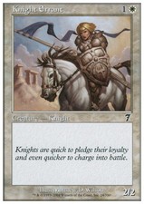 Magic the Gathering MTG Knight Errant (24) Seventh Edition   LP
