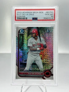 Elly De La Cruz PSA 10 2022 Bowman Chrome Mojo Refractor BCP50 GEM MINT 1st! - Picture 1 of 2