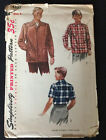 Vintage 1952 Simplicity Pattern #4100 Boy's Long or Short Sleeve Shirt Size 8