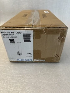 Kichler Lighting 45686 PNLED Indeco Wall Sconce Polished Nickel New NIB - Picture 1 of 4