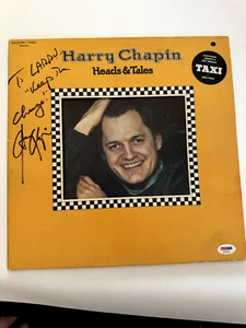 Signatures of Harry Chapin on Heads and Tales Album - Taxi - Picture 1 of 1