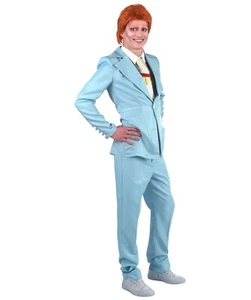 Rock Star David Bowie Costume Suit - 70s Inspired Outfit for Halloween Cosplay - Picture 1 of 9