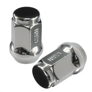 20 CHROME BULGE ACORN LUG NUTS | 12x1.5 THREAD PITCH | 3/4" HEAD 1.4" TALL - Picture 1 of 2