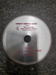 CARBCUT Bell Ind Diamond Wheel D-2020 3438-10 5" X .25" X 3/4" - Picture 1 of 3