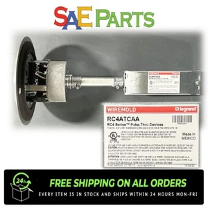 NEW WIREMOLD 4" Poke-Thru Multi-Service Device 20A Duplex Receptacles RC4ATCCA - Picture 1 of 5