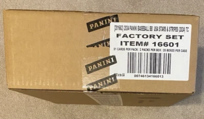 2024 Panini USA Baseball Stars & Stripes Factory Sealed Set 20 Box Case 80 Autos - Image 1 of 4