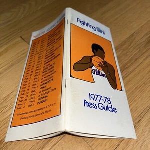 1977- 78 UNIVERSITY OF ILLINOIS / FIGHTING ILLINI - BASKETBALL MEDIA GUIDE - Picture 1 of 13