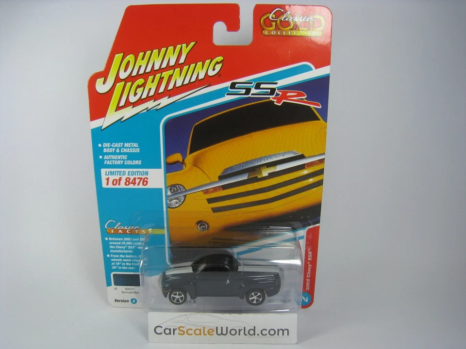 CHEVROLET SSR 2005 1/64 JOHNNY LIGHTNING (BERMUDA BLUE) - Immagine 1 di 1