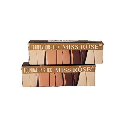 2 Miss Rose Foundation & Concealer Stick Item#7601-006N2, Exp 3/14/25 - Imagem 1 de 4