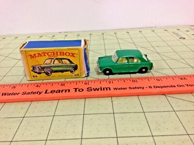 Vintage Matchbox green M.G. 1100 car #64 & box FREE shipping - Image 1 of 4