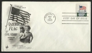 #1338A 6c Flag Over White House, Art Craft-Addressed FDC **ANY 5=FREE SHIPPING** - Picture 1 of 1