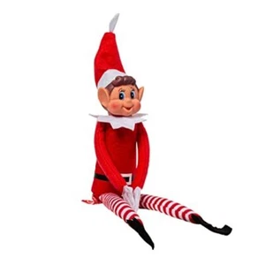 Christmas Elf Behaving Badly Plush Toy | Novelty Long Bendy Naughty Boy - Picture 1 of 7