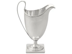 Georgian Sterling Silver Cream Jug by William Stroud, 1790s 129g - Picture 1 of 12