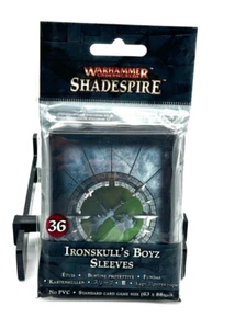 SHADESPIRE IRONSKULL'S BOYZ SLEEVES NEW SEALED Warhammer Underworlds Sigmar AOS - Picture 1 of 1