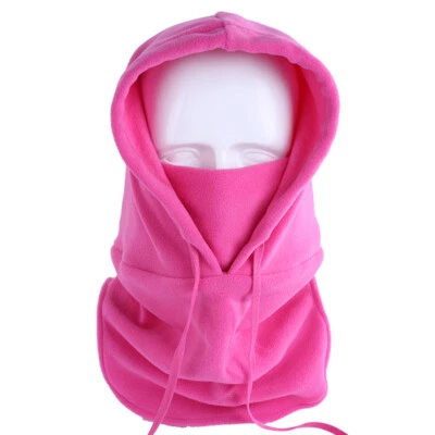 Máscara de esquí de lana cálida de pasamontañas sombrero de invierno con cubierta para el cuello cubiertas faciales a prueba de viento Foto 1 de 4